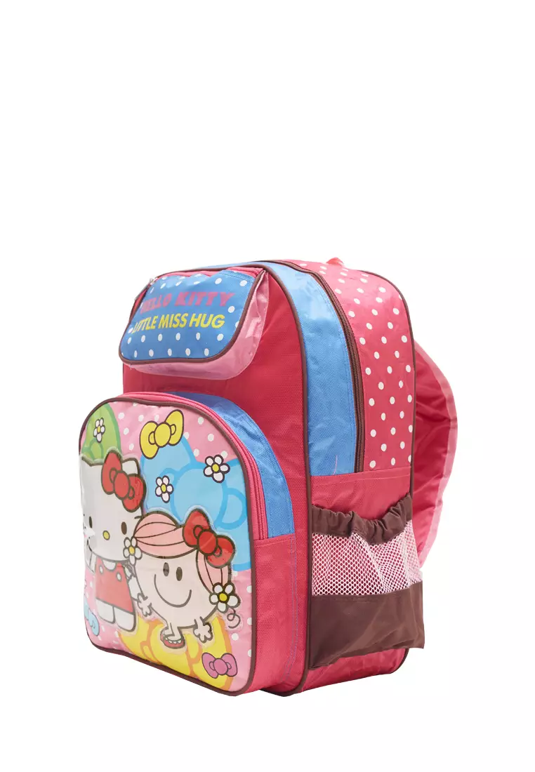 Backpack Large Hello Kitty and Little Miss Hug Pink
