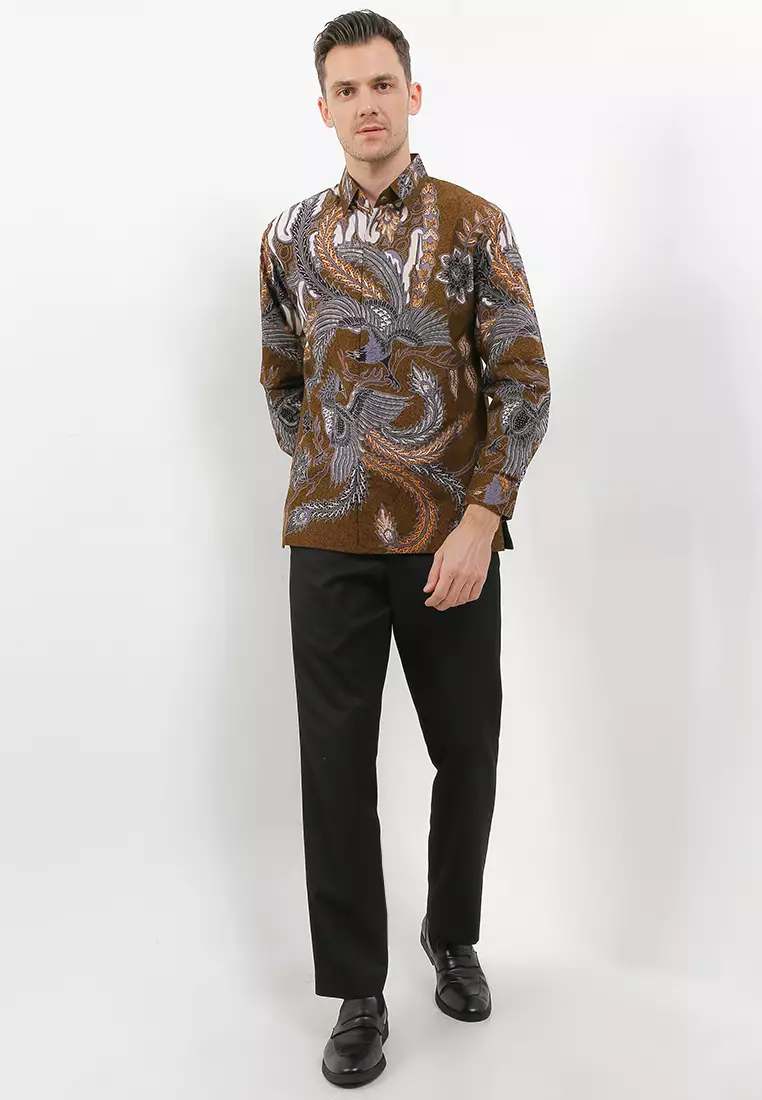 Kemeja Batik Katun Lengan Panjang Motif Towus Batik Exclusive Premium