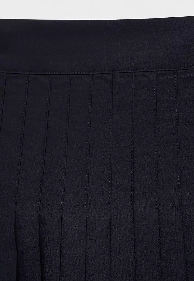 Pleated Midi Skirt