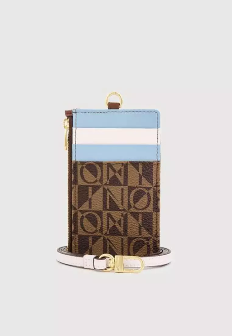 Monogram Women's Lanyard Ice Blue