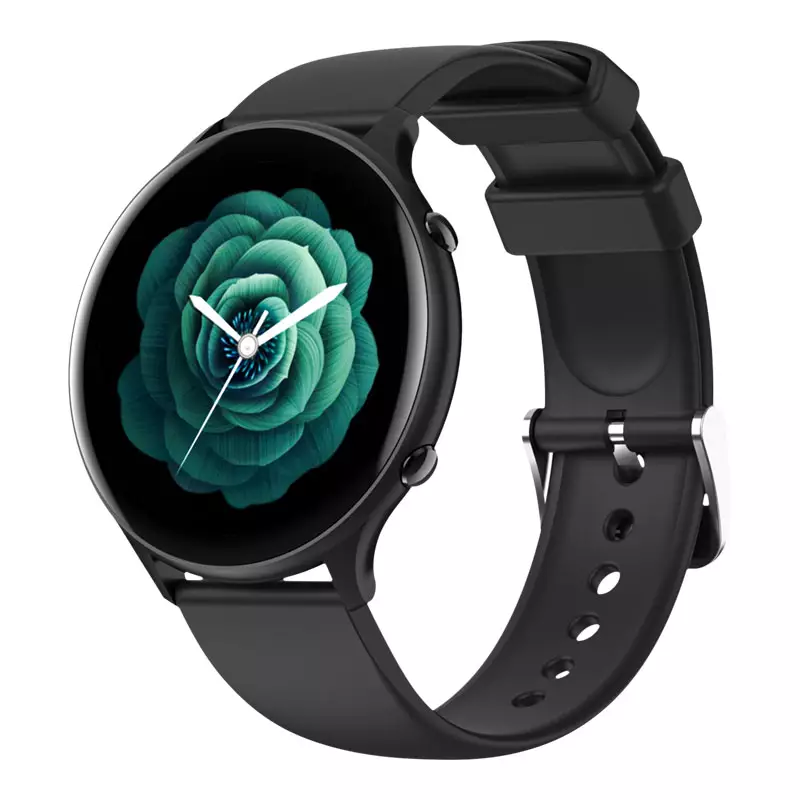 Jam Tangan Pria Olike Interstellar FW1 Smartwatch Digital Dial Black Rubber Strap