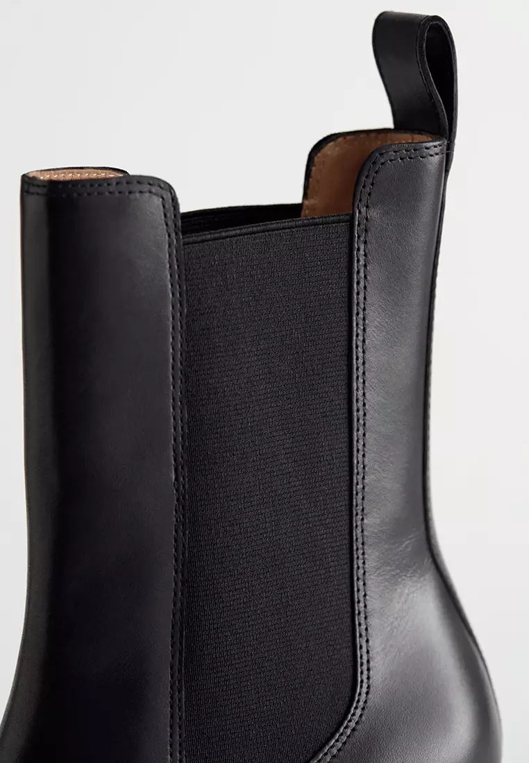 Genuine leather platform boots sales