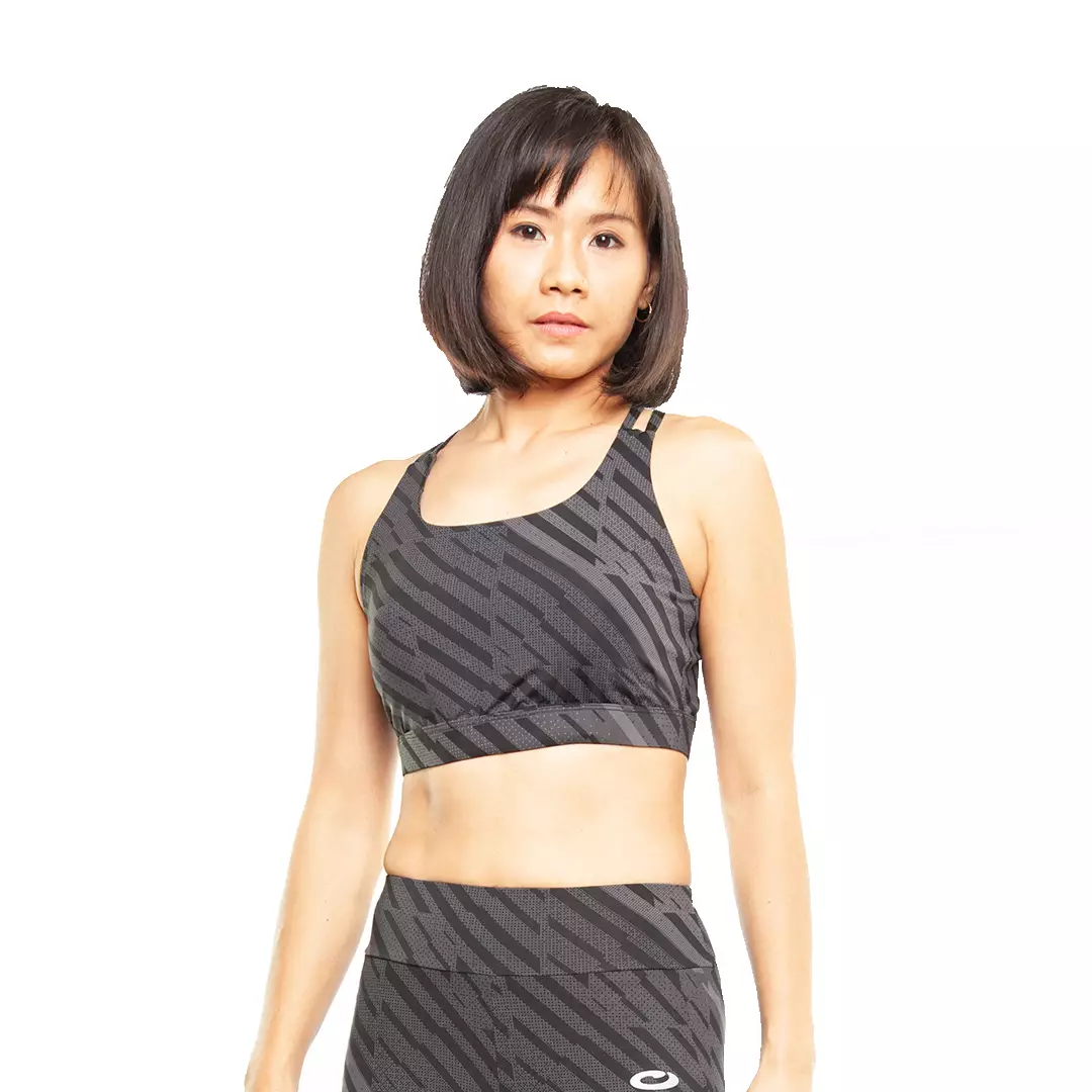 Bra Olahraga Wanita  Sport Bra Racer Back Print