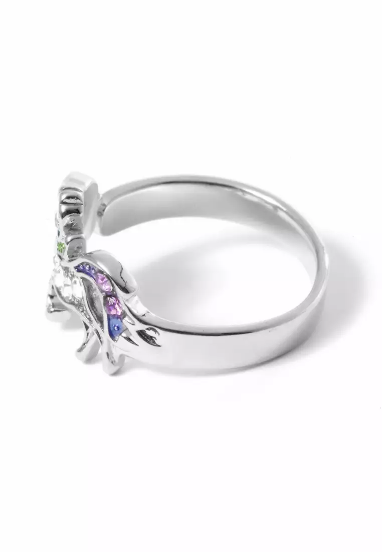 Cincin Diamond Casual Perhiasan Aksesoris Fashion Wanita Sliver - 9