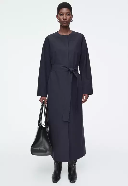 Belted Utility Shirt Dress