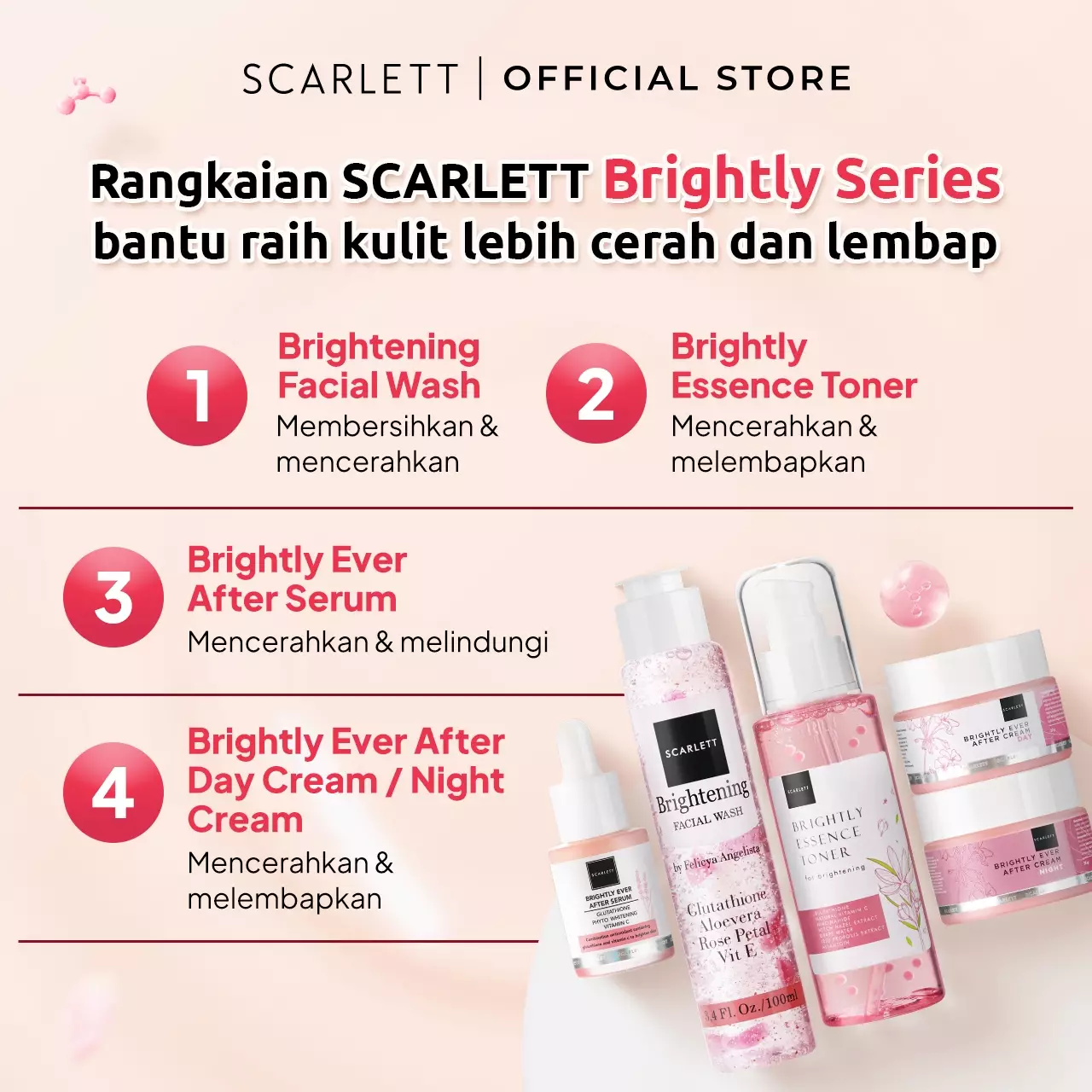 Scarlett Whitening Brightly Essence Toner