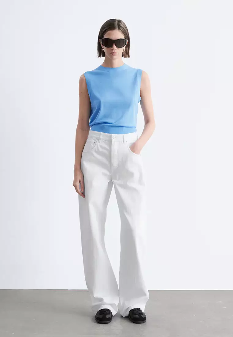 桶形褲腳牛仔褲