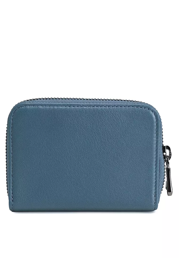 Le Pliage Cuir Zipped Card Holder (tr)