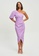 BWLDR purple Jagged Midi Dress 5B017AAFB3EE4DGS_5