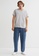 H&M grey Regular Fit V-Neck T-Shirt 2F935AA93A5E04GS_4
