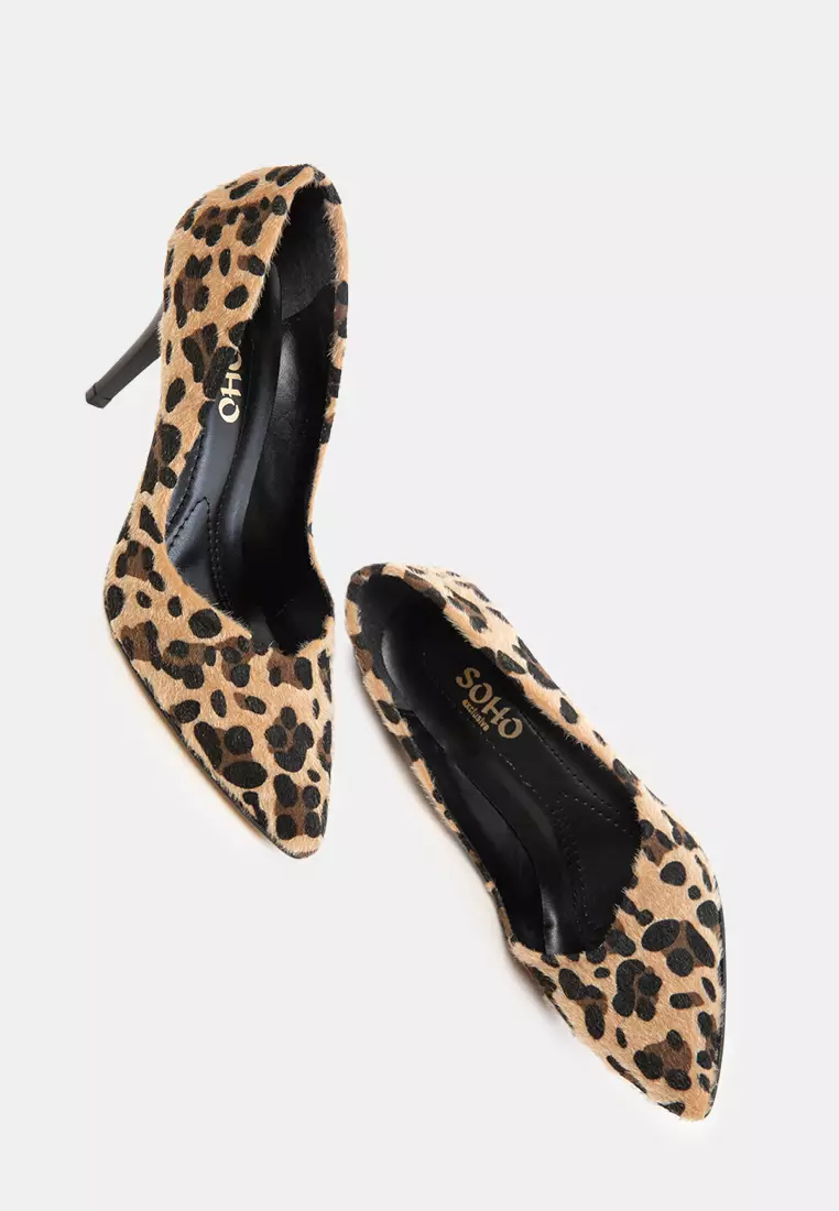Leopard High Heeled Shoes