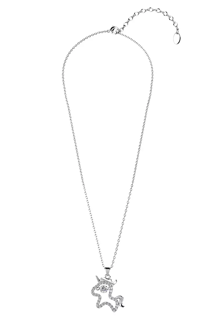 Dancing Shio Pendant Horse ( Kuda ) - Kalung Crystal Swarovski by Her Jewellery