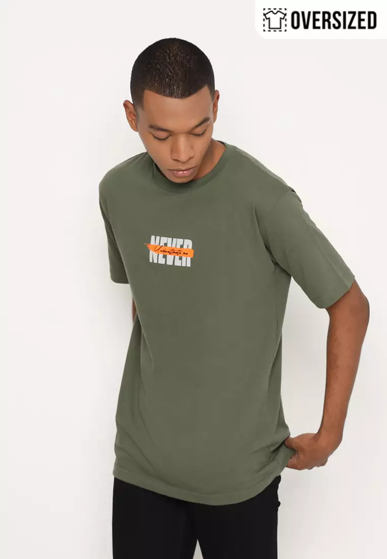 RBJ T-Shirt Cotton Oversized Pria 2079230311