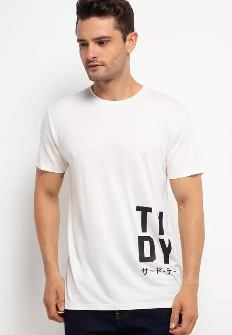 MTH73 Kaos Distro Pria Putih Third day Big Thdy Waist