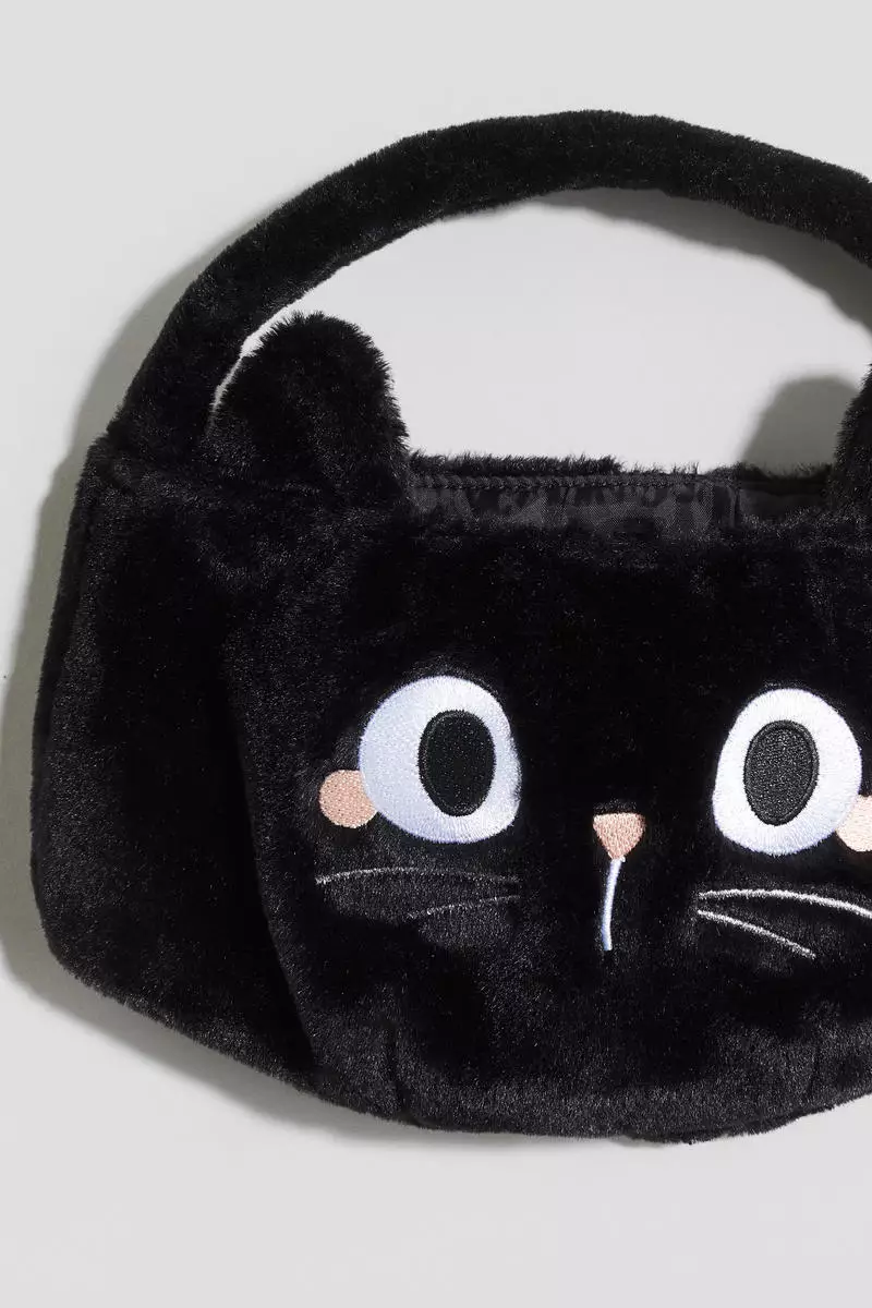 Motif-detail soft handbag