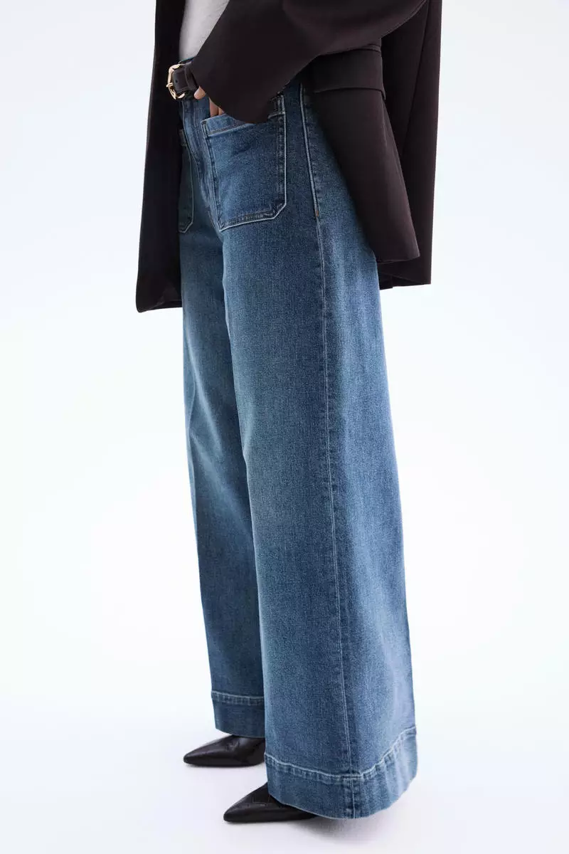 Wide High Jeans