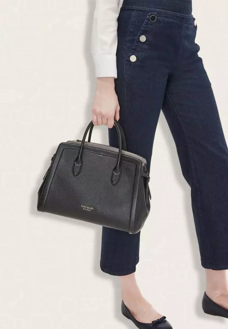 Kate Spade Knott Large Satchel Black