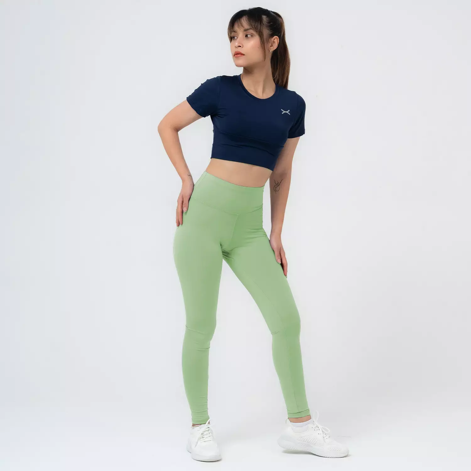 Sports Legging Mid Waist Lux series Mint