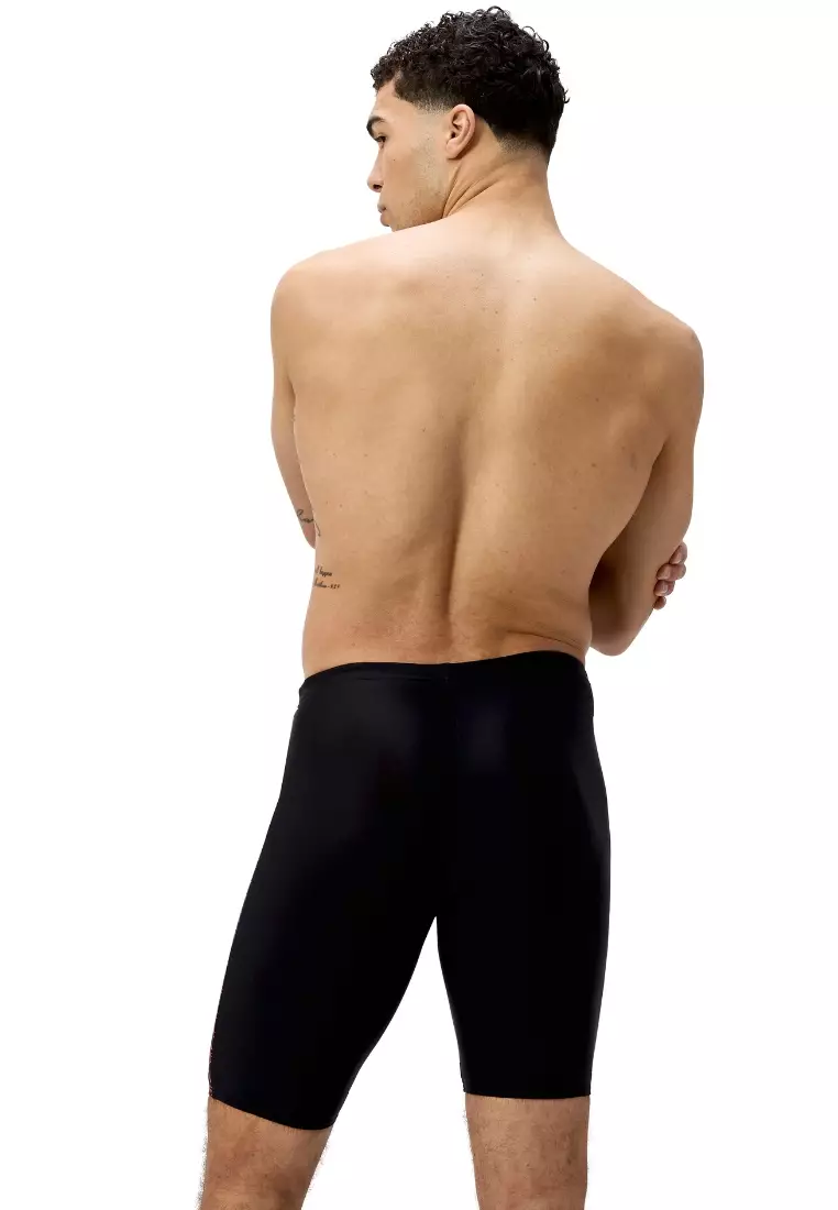 Subtle Boom Medley Logo Jammer (Black Neon Coral)