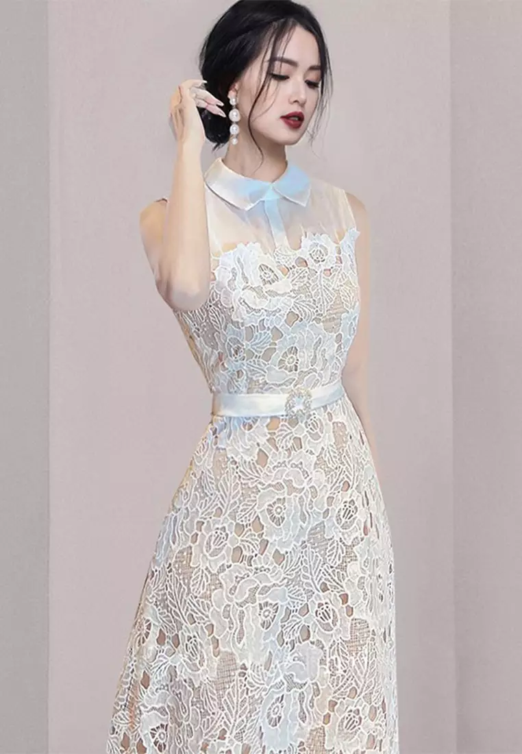 2025 Summer New Lace Private Outfit Noble Dress CA061343