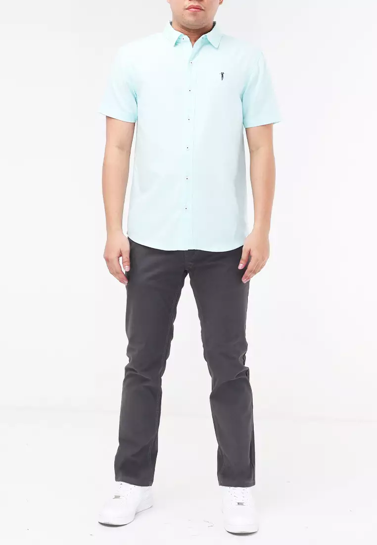 Woven Polo Short Sleeve