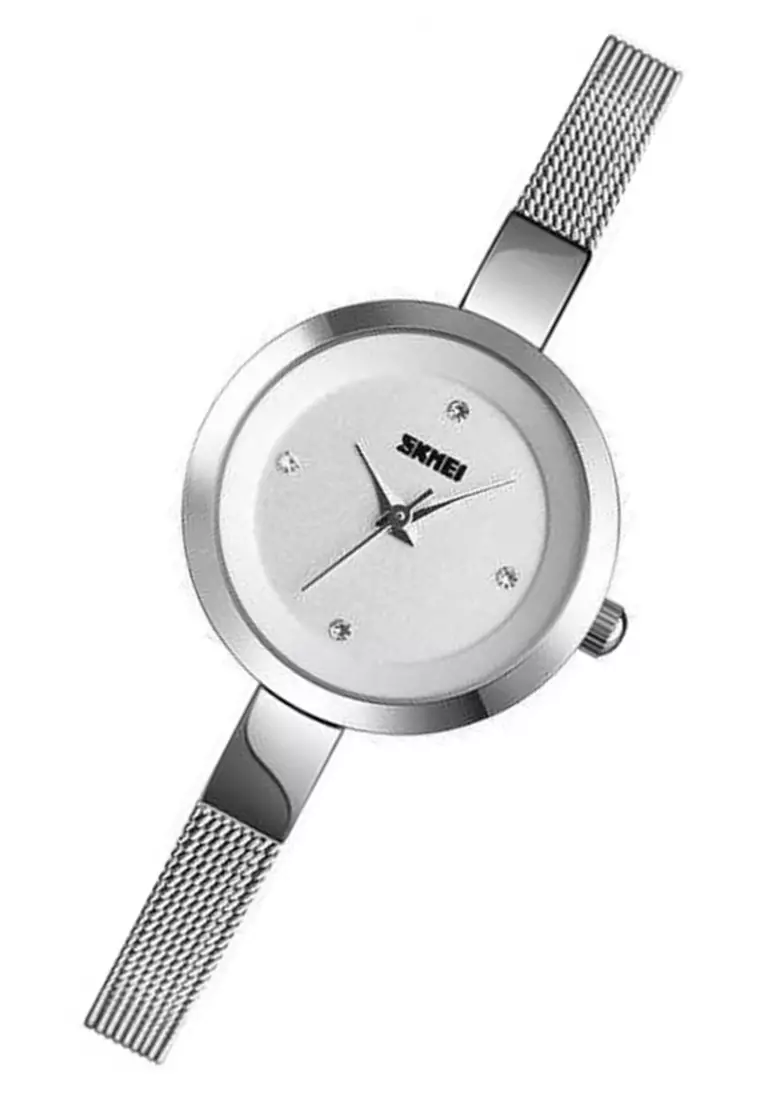 Jam Tangan Kasual Analog Wanita Waterproof 30m Strap Tali Material Stainless Steel LF67 ORIGINAL