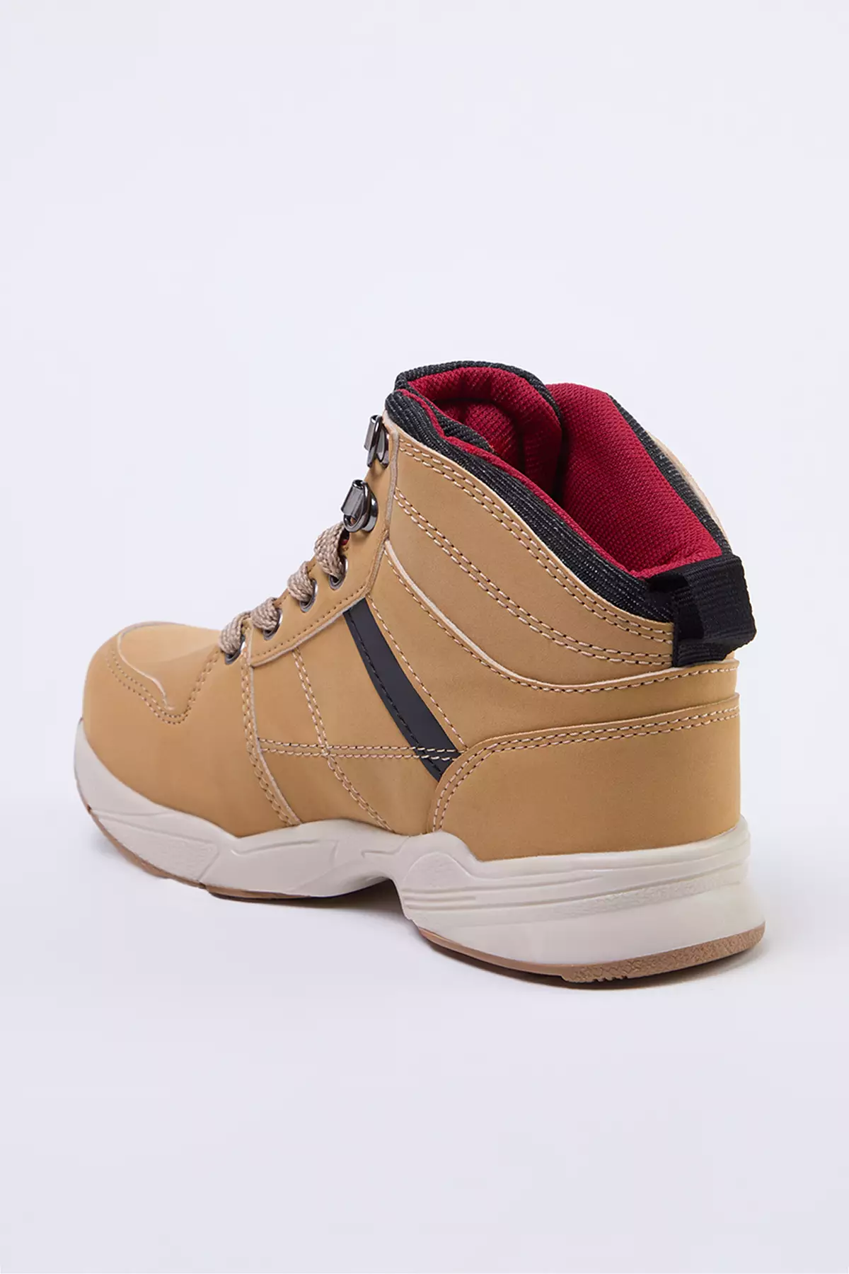 Camel Lace-Up Trekking Big Boy Kids Sneakers Takaw25Sn00025