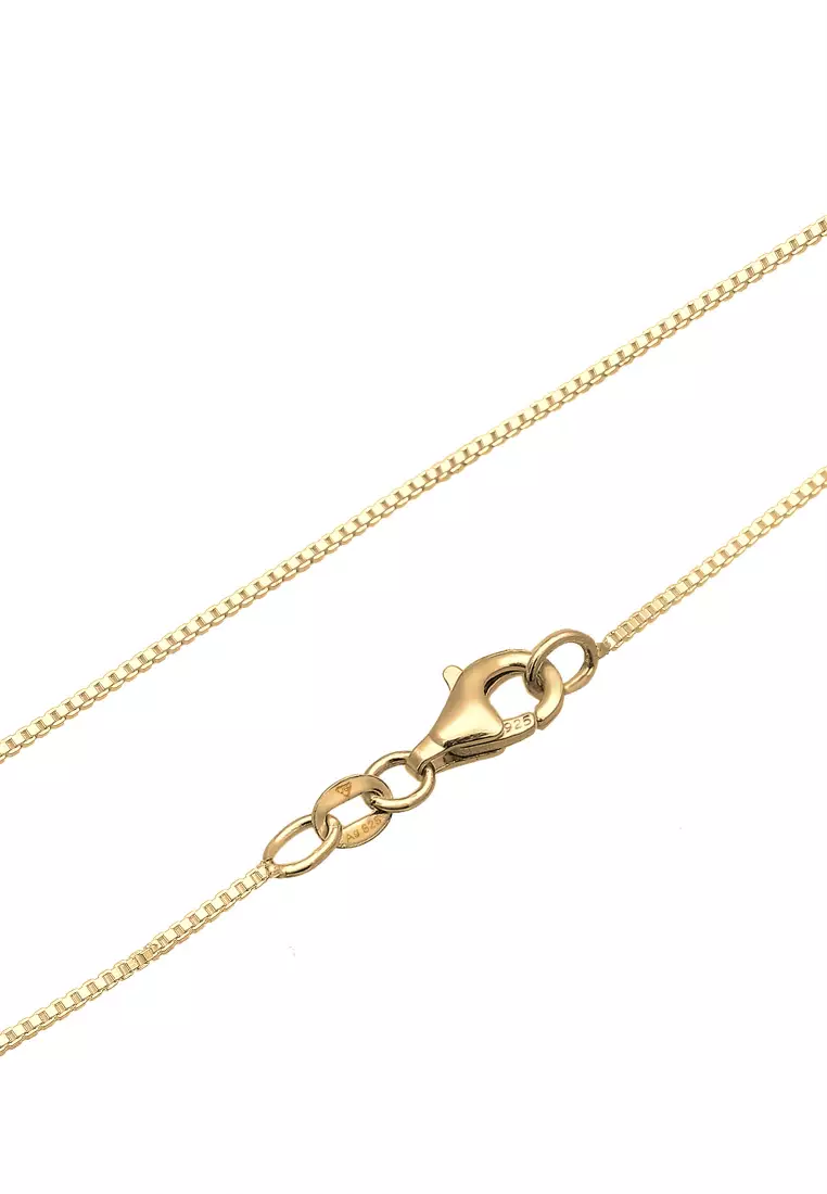 Kalung Perhiasan Perak 925 Wanita Evil Eye Pendant with Gold Plated Embellished with Crystal by Swarovski®