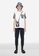 Ports V white Contrast Ginkgo Print T-Shirt 93B2FAA4389775GS_2