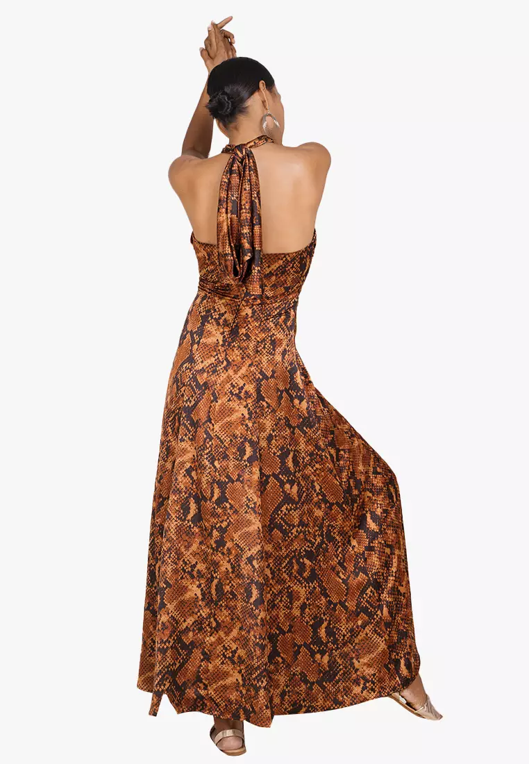 New Linen New Horizon Maxi Silk Dress