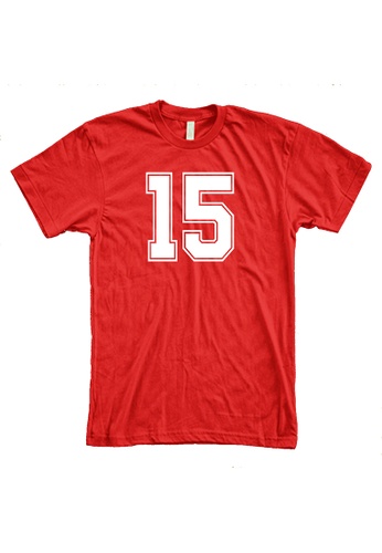 MRL Prints red Number Shirt 15 T-Shirt Customized Jersey 5F86DAA44D9555GS_1