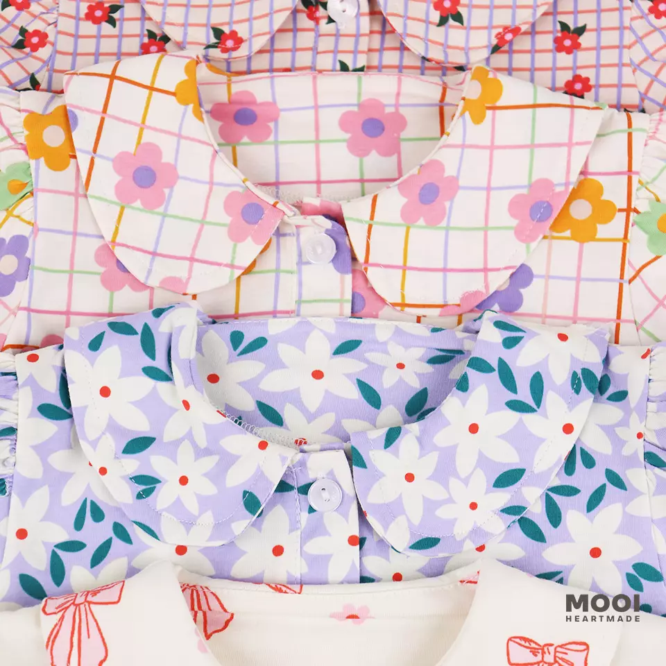 Mooi Atasan Anak Perempuan Shanna Top - Light Ivory