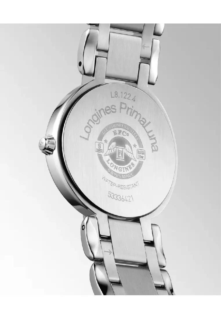 Longines Primaluna Blue Dial Stainless Steel Women Watch L81224906