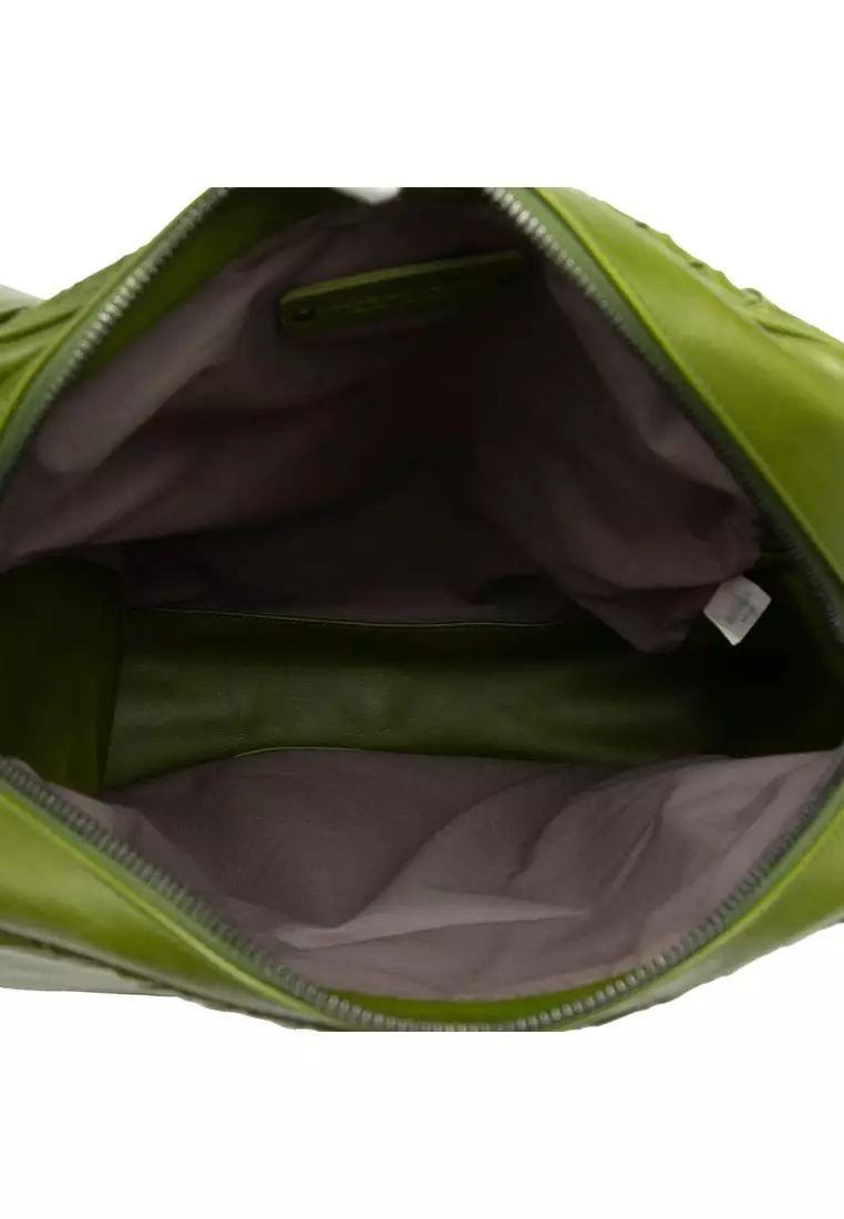 Pre-Loved Bottega Veneta Nappa Intrecciato Messenger Bag