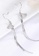 ZITIQUE silver Women's Sector Tassel Earrings - Silver D93F6AC15E775EGS_2