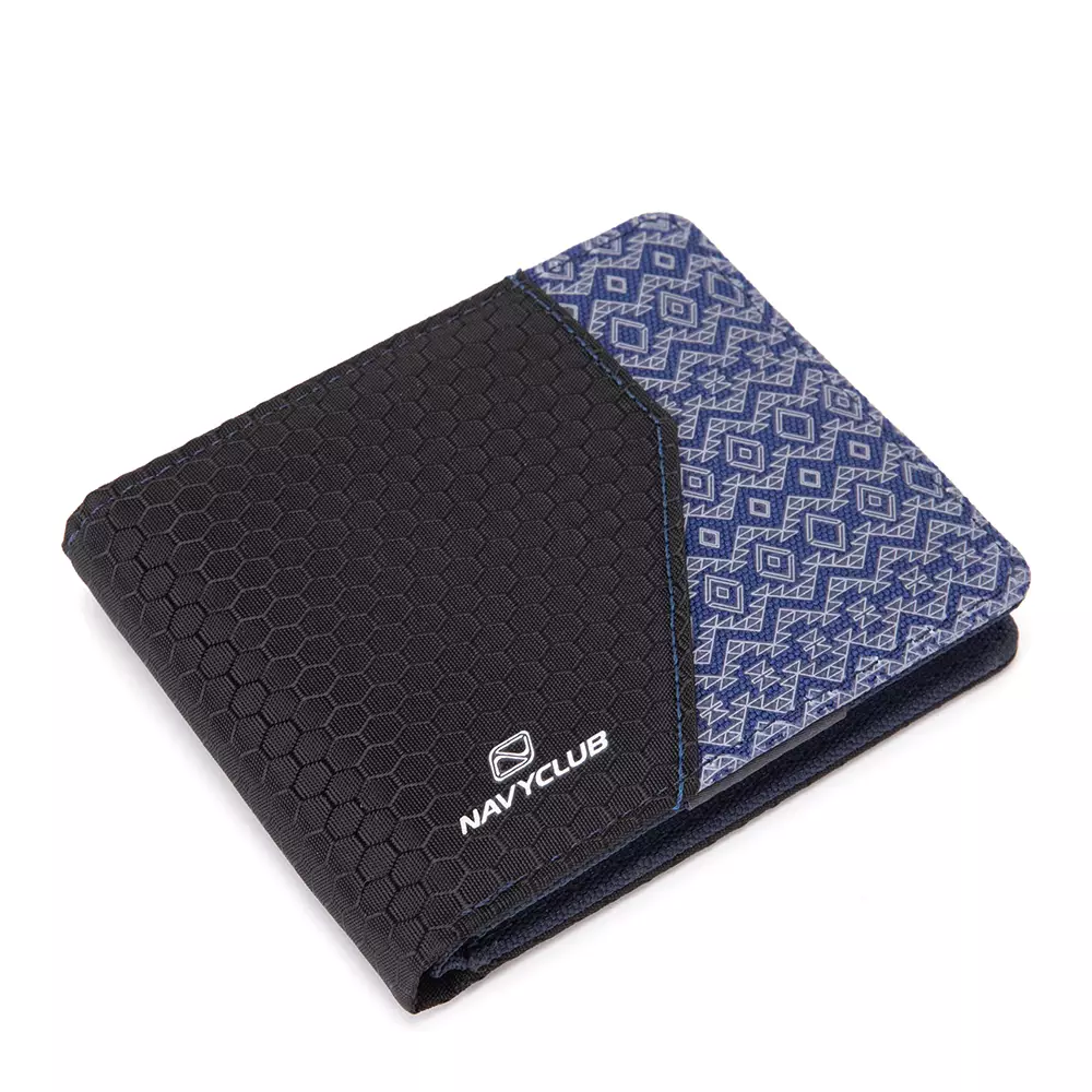 Navy Club Lucio Dompet Pria Kasual - Dompet Lipat Motif Batik Free Box Exclusive