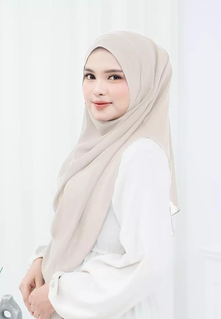 HIJAB INSTAN ZHAZA - LIGHT CREAM