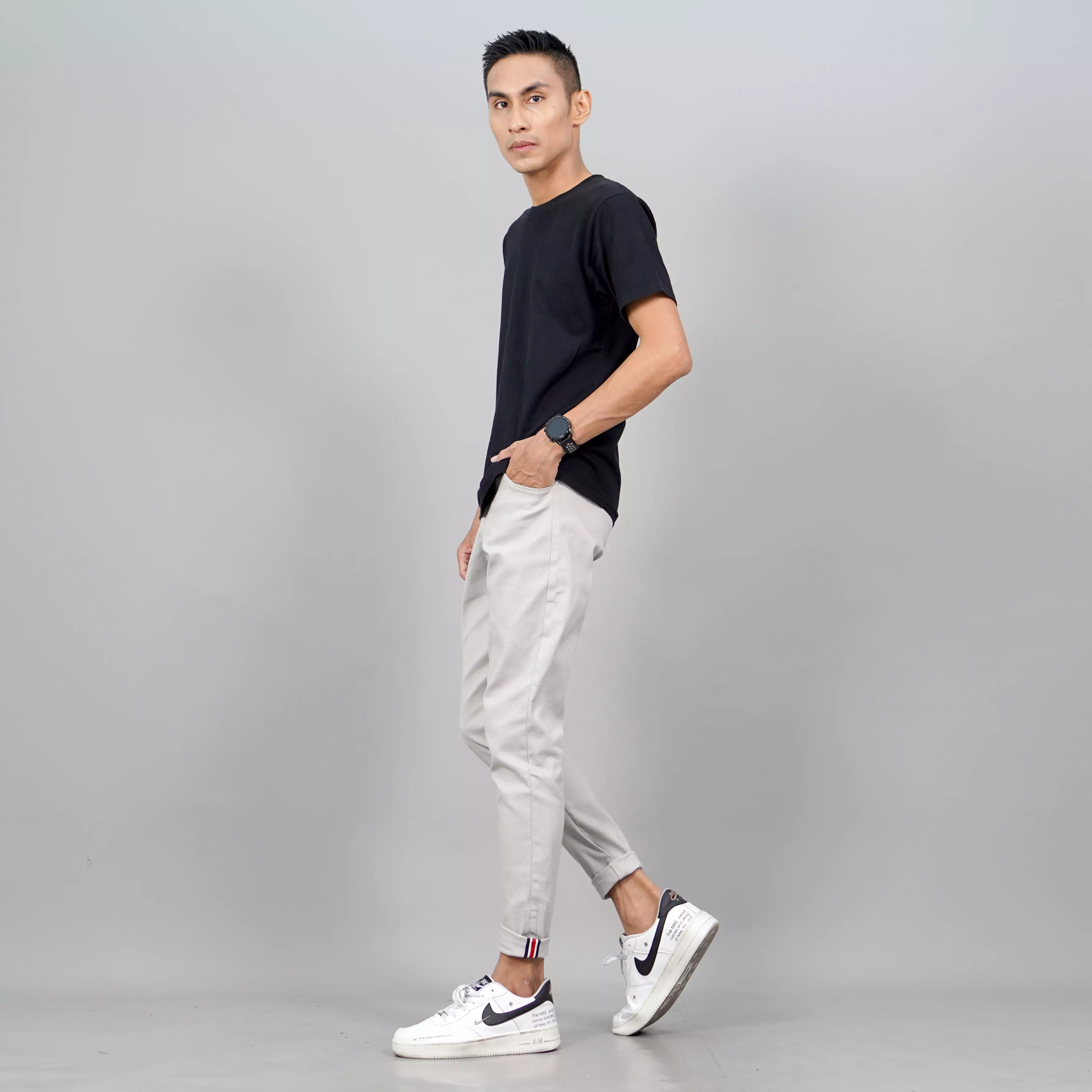  JAVIER Celana Panjang Chino Pria Celana Chinos Chino Pants - BEIGE