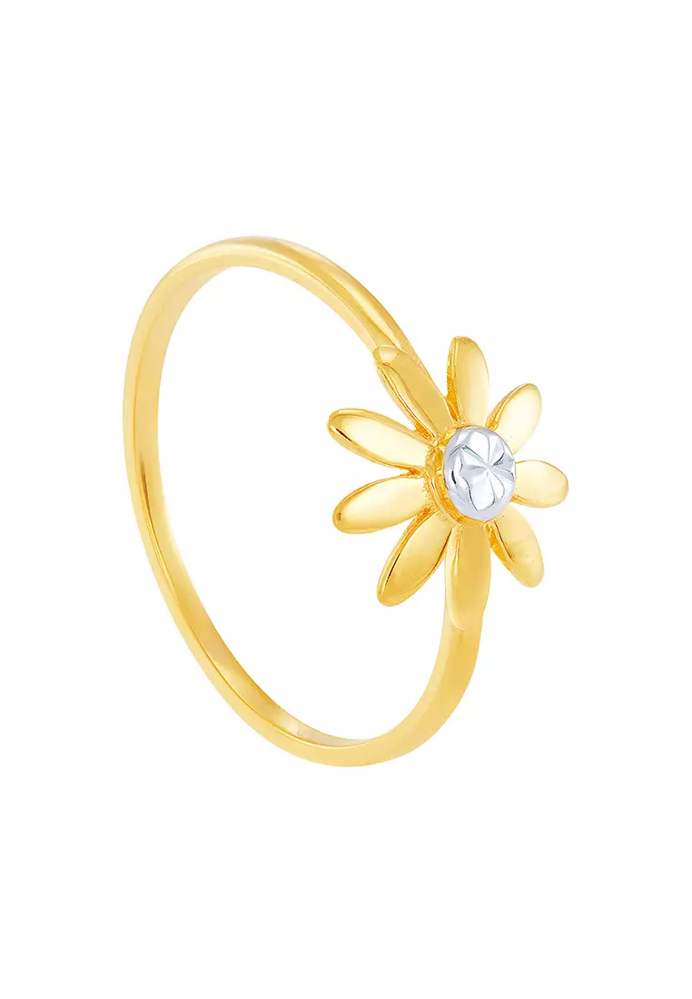 HABIB Oro Italia 916 Yellow and White Gold Ring GR49220323(YW)-BI