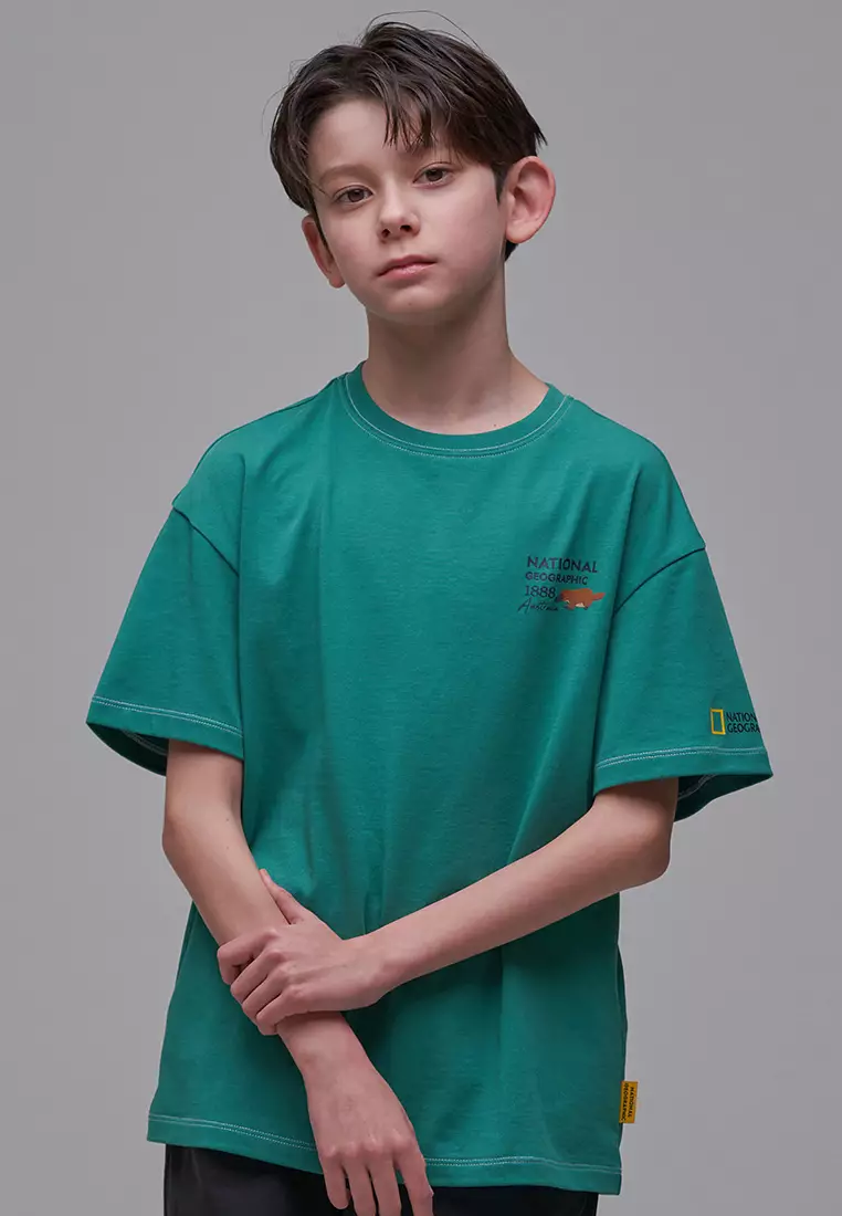 National Geographic Kids Animal Graphic Short Sleeve Tee
