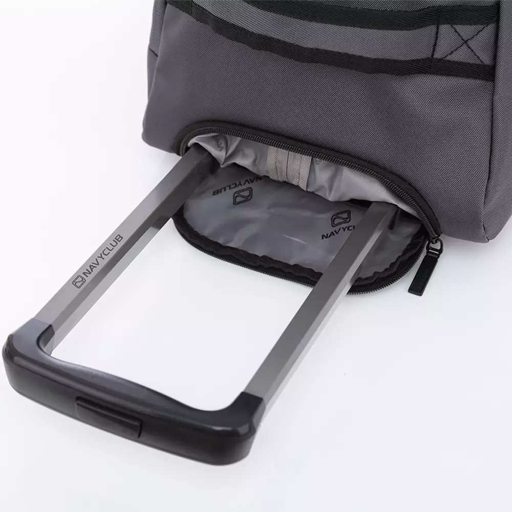 Navy Club Trooper Travel Bag Trolley - Duffle Bag Tas Pria Wanita - Tas Pakaian Multi Fungsi Dengan Trolley