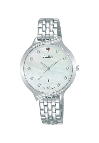 ALBA PHILIPPINES white White Dial Stainless Strap AH7X05 Quartz Watch 8B2B9AC00FC4EEGS_1