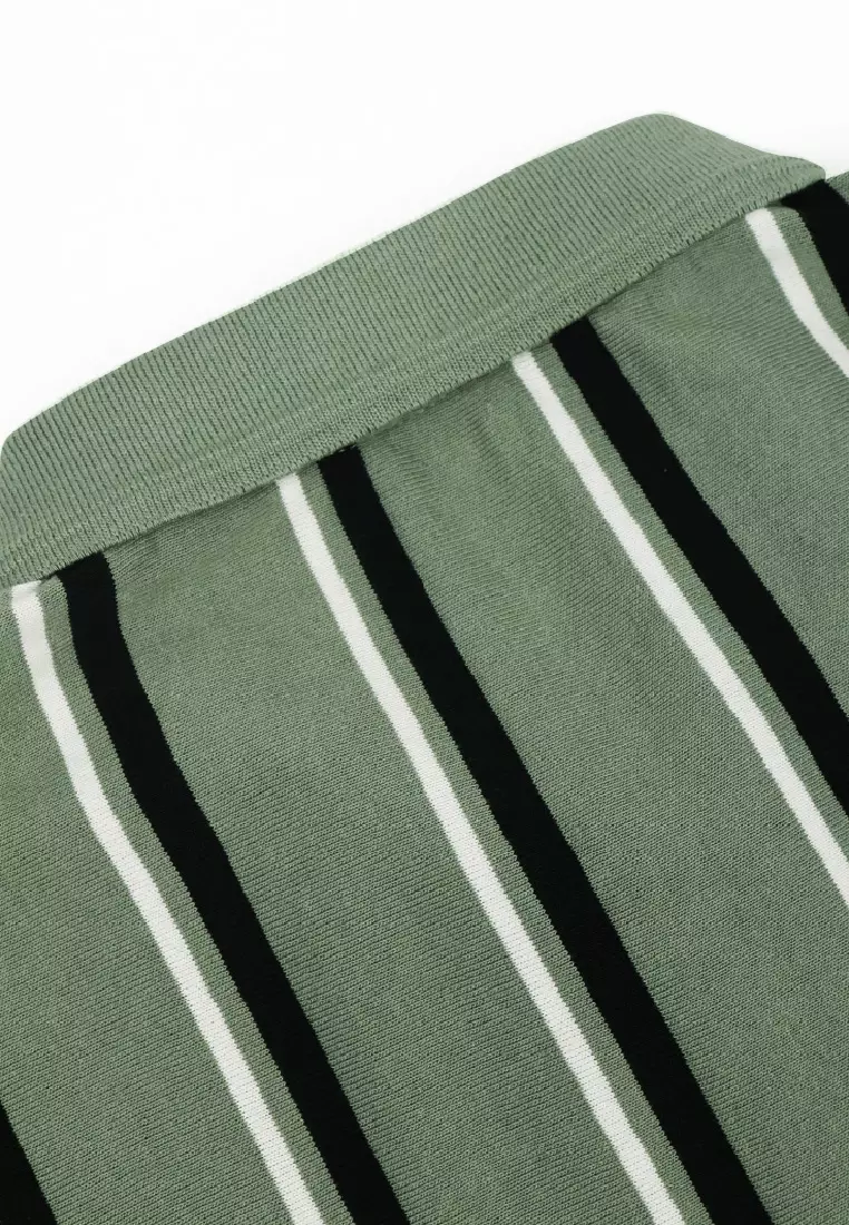 Emba Denim - Smart Core Kaos Polo Shirt Pria Jersey Regular Green