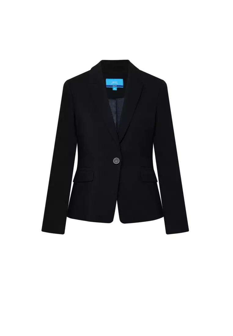 Long Sleeve Slim Fit Suit Blazer