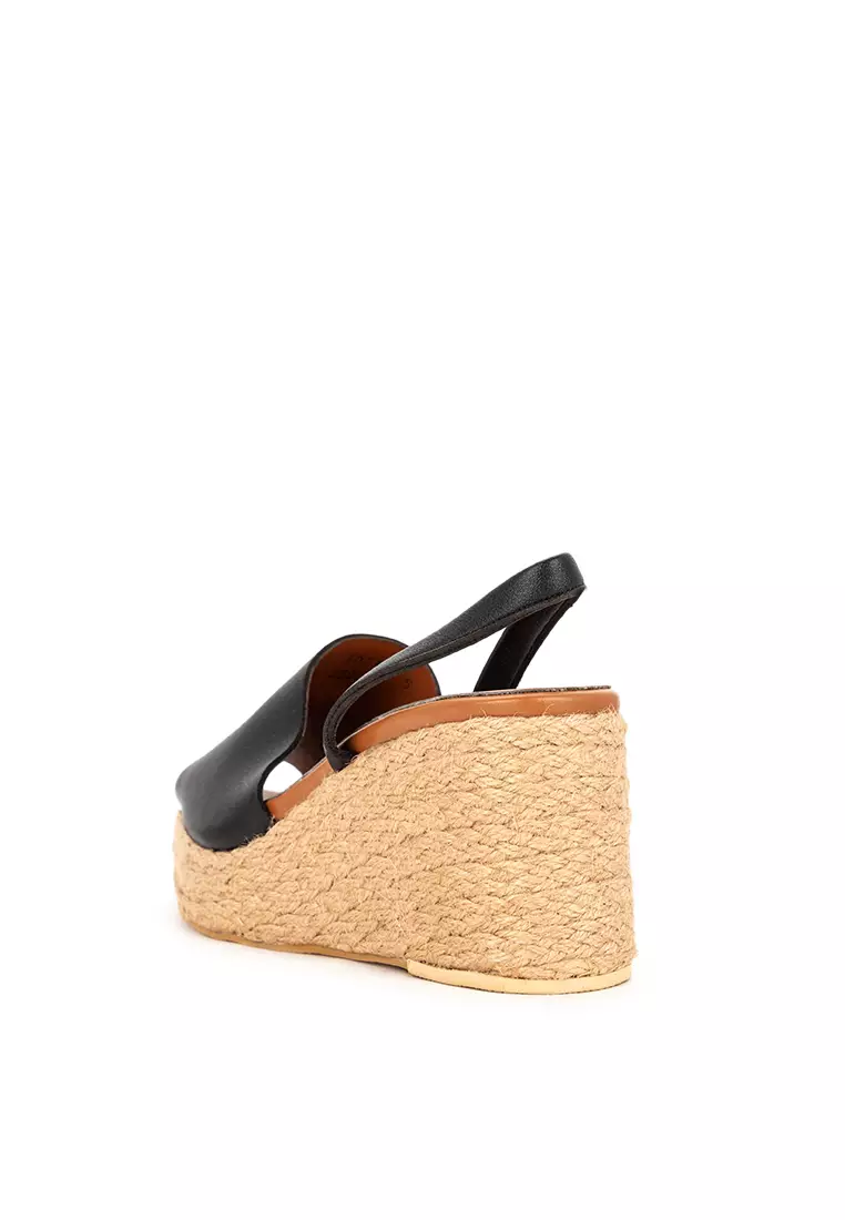 Sling Back Wedge Sandals