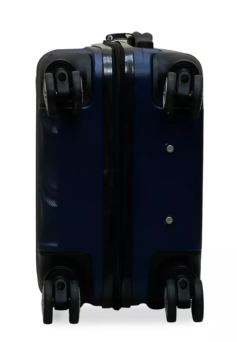 Carlton Koper Cabin Hardcase Unisex Size 20Inch Suitcase Combination Lock Large Compartment Material ABS+PVC Coated ORIGINAL - Navy