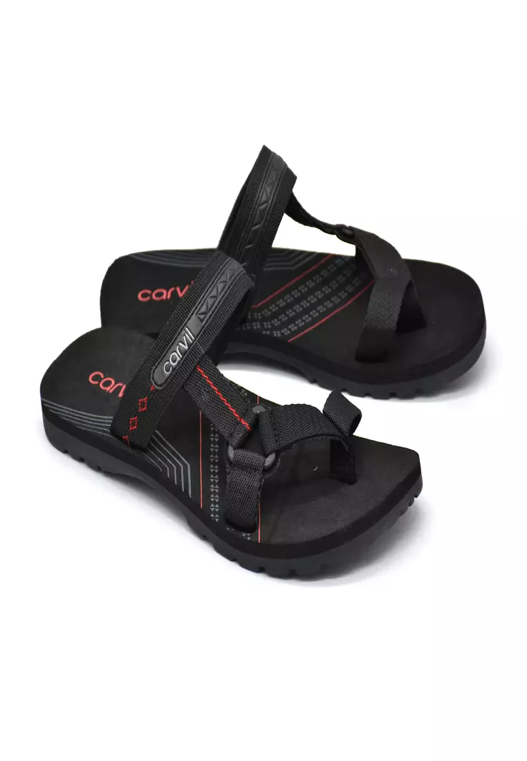 Carvil Sandal Pria SPEXTRA-S09 M BLACK/RED