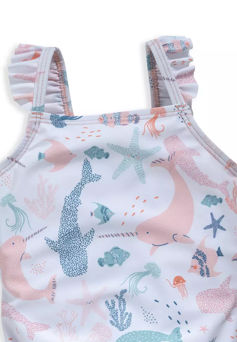 Narwhal Swimsuit for Baby Girls