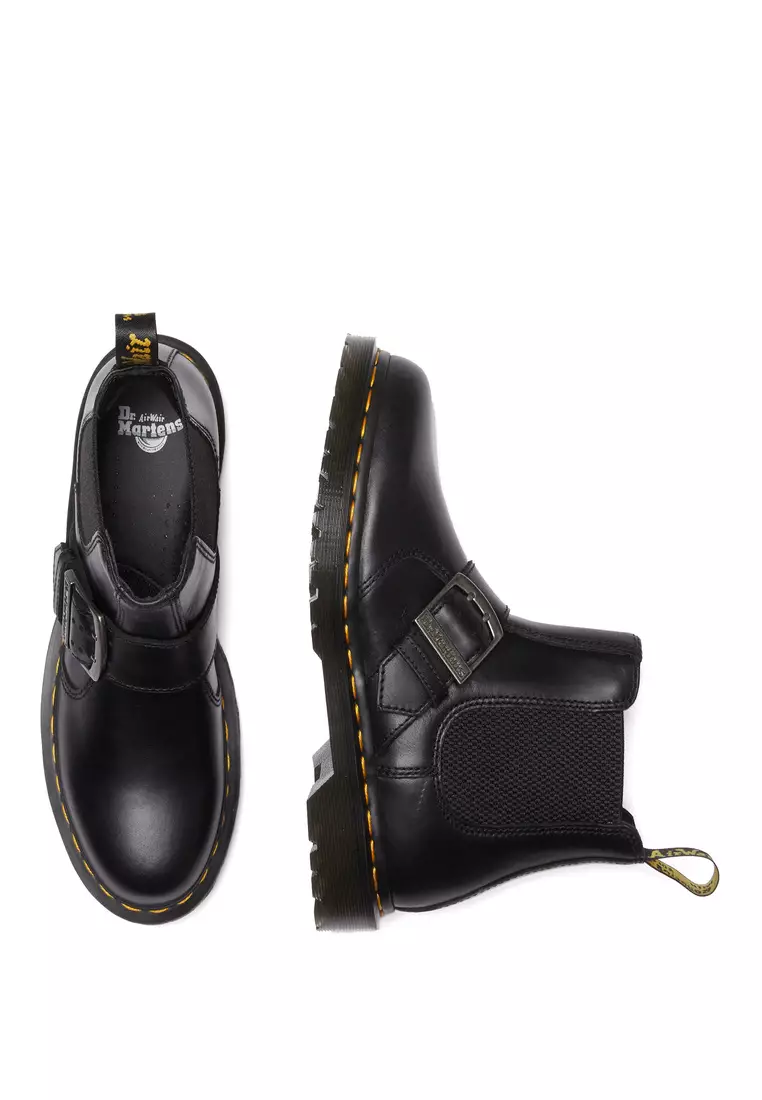 靴 Dr. Martens BUCKLE PULL UP CHELSEA BOOTS Amazon.com | Dr. Martens Women's 2976 Chelsea Boot, Black