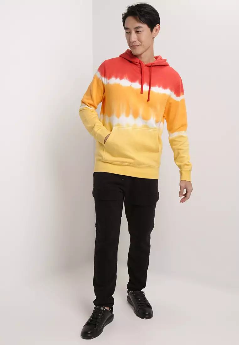 Wave Tie Dye Sunday Sweat Hoodie